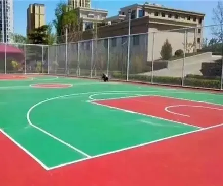 Nhà máy sơn sàn sân bóng rổ