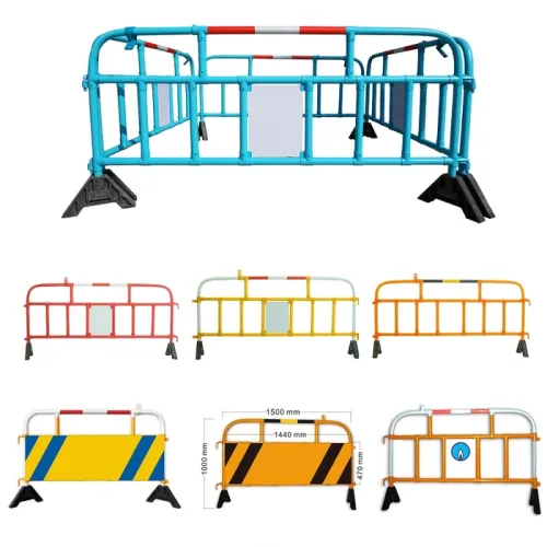Comparing traditional barriers with the Shangyu plastic road barricade.