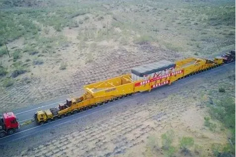 ¡Conmociona al mundo! Carro tipo viga puente de 600 toneladas para transformador de 1100 KV