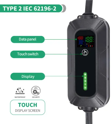 Protección contra sobrecarga Tipo 2 a IEC 62196-2 Adaptador | Tipo 2 a IEC 62196-2 Adaptador Exportador