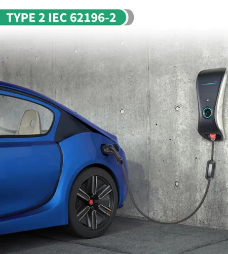 Smart Charging Type 2 To Iec 62196-2 Adapter | Tianqin Type 2 To Iec 62196-2 Adapter