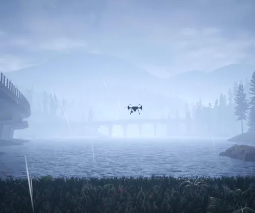 Drone Simulation Flight Dynamics and Sensors
