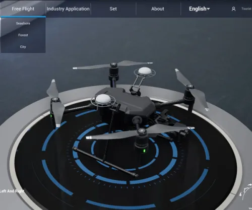 Vol virtuel par drone function