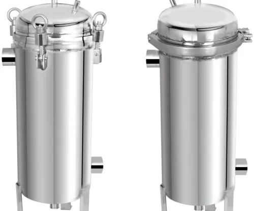 Quais são as características do tanque de filtro?