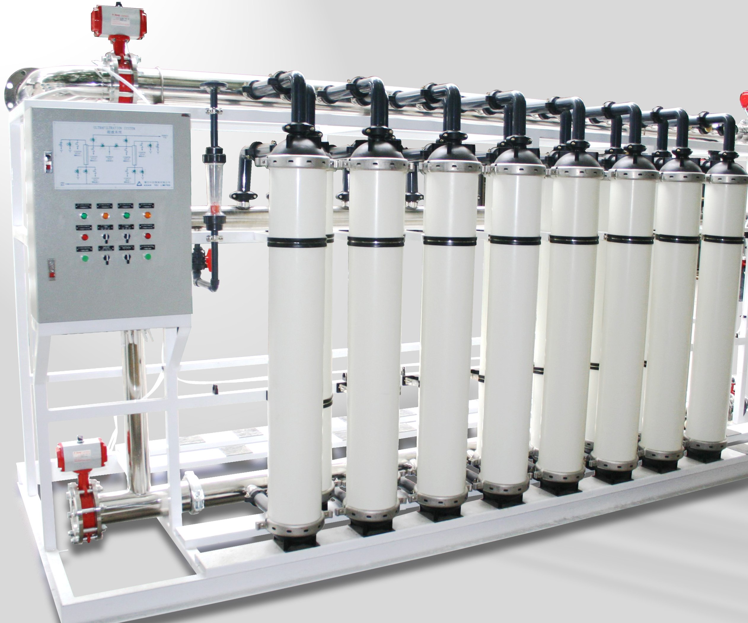 What is the structure of Ultrafiltrācijas iekārtas?