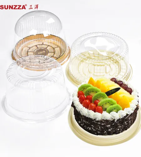 Organize Your Bakery and Save Space with Our Stackable Plastic Cake Boxes!