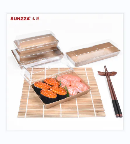 Materiales utilizados para crear la caja de sushi