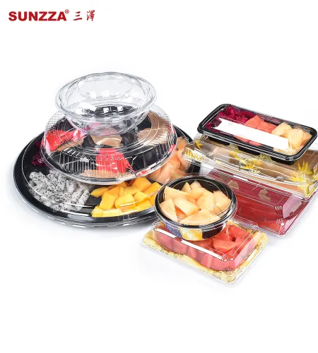 SUNZZA Disposable Fruit Containers: Easy to Use and Store