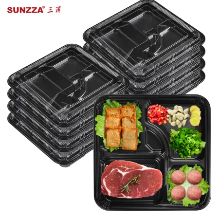 Boîte en plastique jetable Sunzza hot pot prep