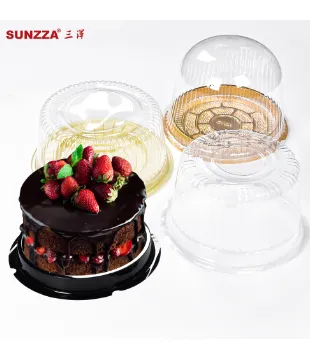 Effortlessly Transport Your Cakes with Our Lightweight Plastic Cake Boxes!