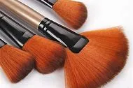 cosmetic-brushesThe more fluffy the makeup brush, the better
