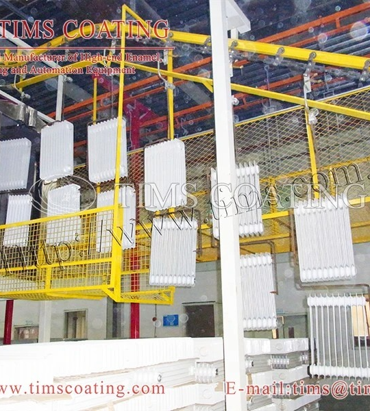 A cathodic automotive parts electrophoresis line is the key to durability.