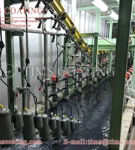 The automated compressor electrophoresis line is key to quality control.