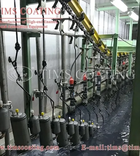 A TIMS automotive parts electrophoresis line is an investment in quality.