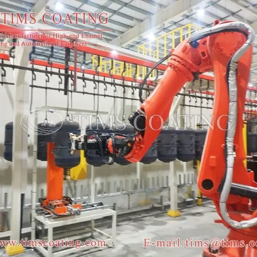 A Fully Automated BBQ Grill Enamel Production Line for Unmatched Efficiency.