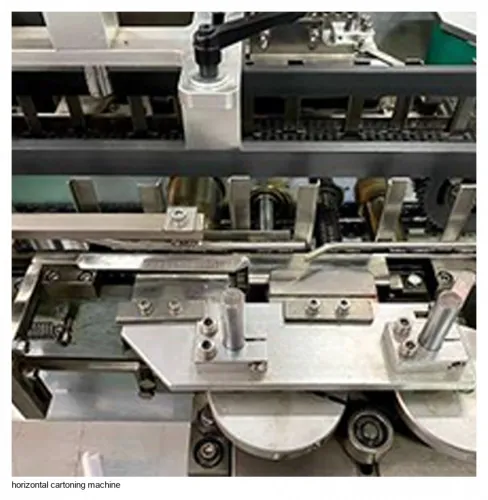 Cartoning Machine for unguent,with baffle infeed
