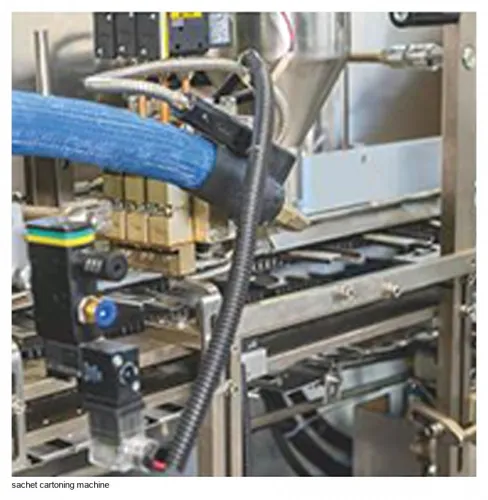 Cartoning Machine for unguent,with baffle infeed