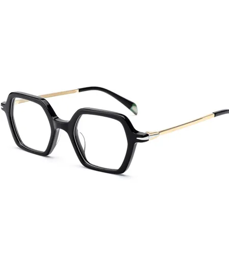 Discover the hypoallergenic advantage of a premium acetate frame.