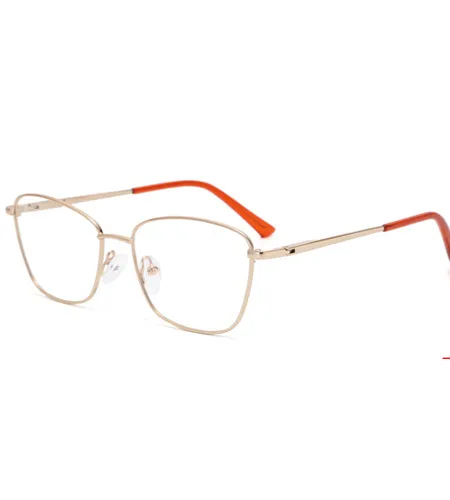 Offer trendy metal frame styles in rose gold, gunmetal, and matte black.