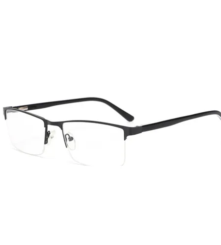 Engineer adjustable metal frames with silicone nose pads for a perfect fit.