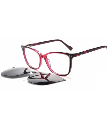 Our clip on eyeglass frame attachments are padded to prevent scratches.
