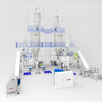 What is negative pressure pneumatic conveying system