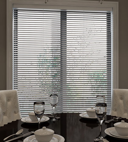 Enjoy privacy and light control with vinyl blinds