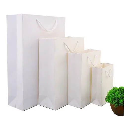 Mayorista de bolsas de compras de papel | Bolsa de compras de papel blanco