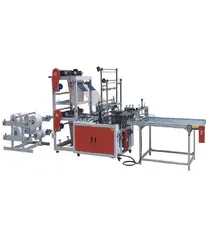 Dwuwarstwowa maszyna do produkcji toreb | Maszyna do produkcji toreb z uchwytem rysunkowym