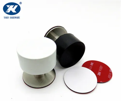 The reason why most people prefer adhesive door stoppers now