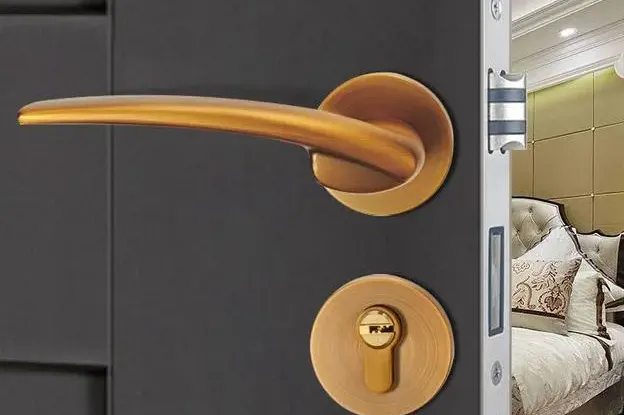 What is the function of the door lock?