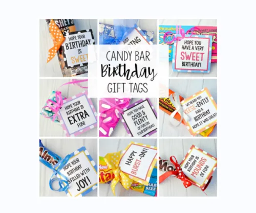 What materials are gift tags generally made of?