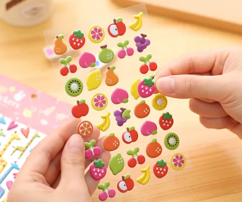 The magical effect of puffy sticker