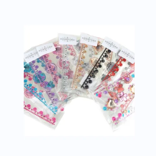 What are rhinestone stickers?