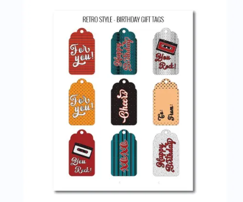 How to make picture gift tags?