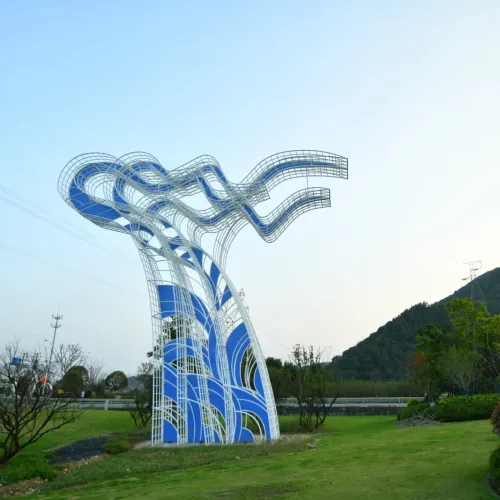 What is outdoor sculpture?