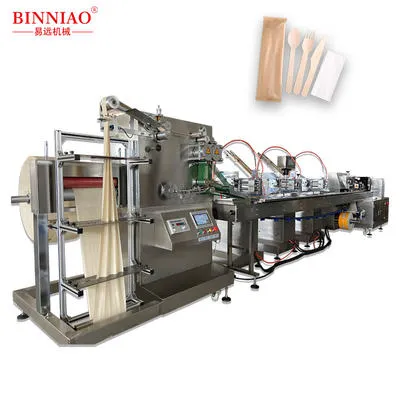 Horizontal Packing Machine Supply | Napkin Spoon Fork Knife Horizontal Packing Machine