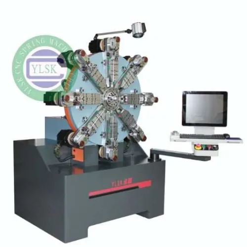 Introdução de mola sem came que forma a máquina